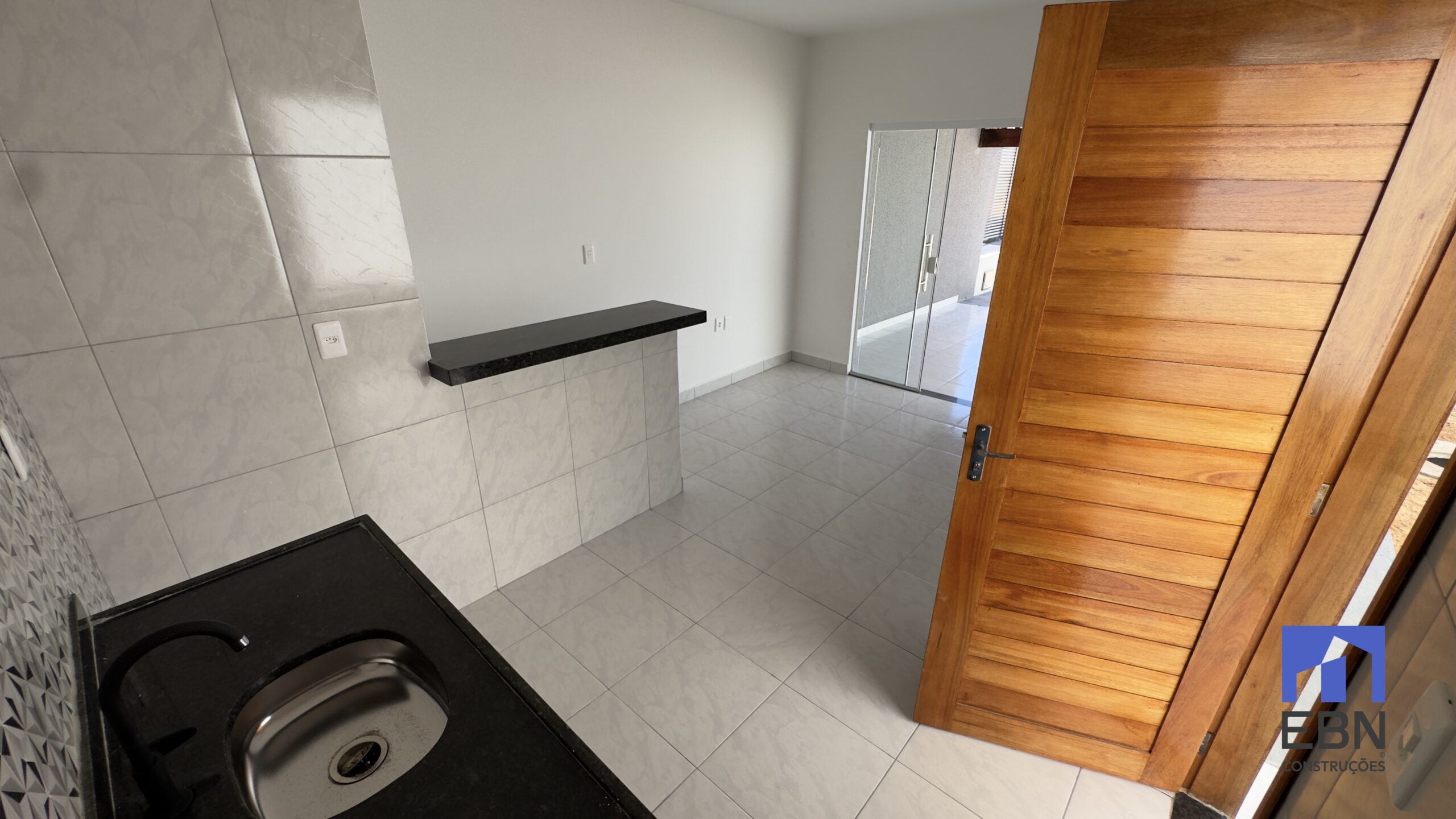 Cozinha de casa nova no Residencial Caminho do Mar